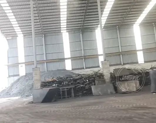 為陶瓷廠煤氣站安裝100+個高壓噴霧頭！Dejing的凈?除臭顯實力！